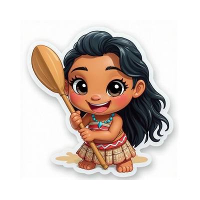 Desenho da Moana para colorir