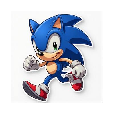 Desenho do Sonic para colorir